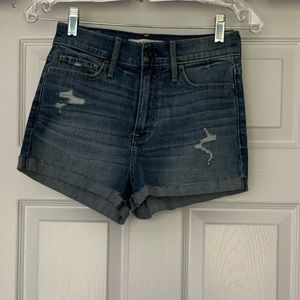 Abercrombie and Fitch High Waisted Jean Shorts